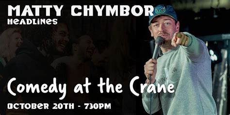 Matty Chymbor live in Minneapolis!, Comedy At The Crane, Brooklyn ...