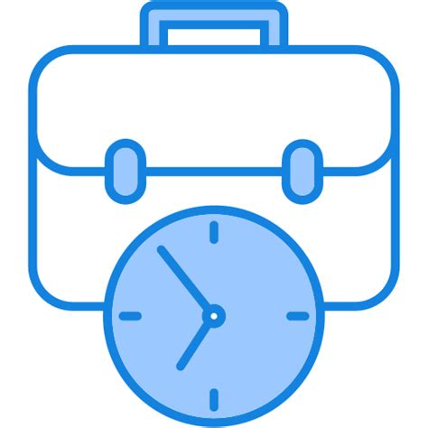 Work experience - Free time and date icons