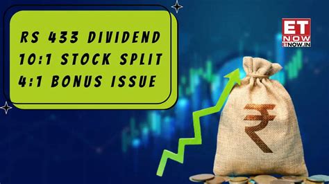 Big week for investors: Stock splits, bonus issues & dividends from ...