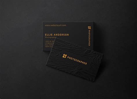 Embossed Logo Calling Card 的图像结果