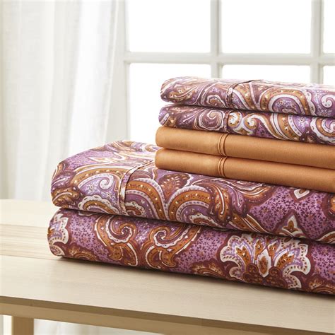 Spirit Linen, Inc Hotel 5th Ave Queen Orange Medallion Bellagio Home ...