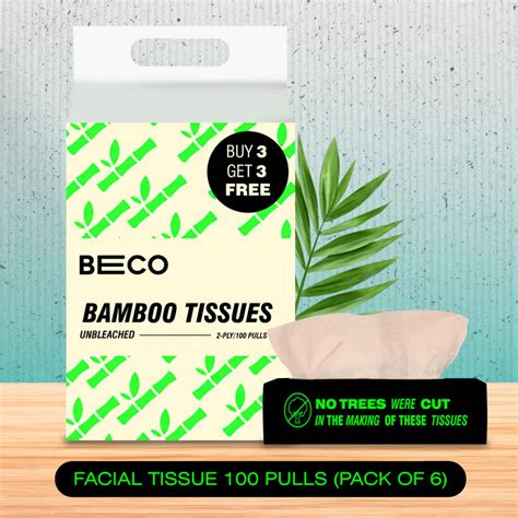 Tissues | Bamboo Facial Tissues - Unbleached (Bamboo Tissue) - Eco Fri ...