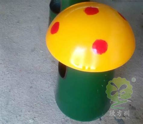 清远景区定制蘑菇型玻璃钢垃圾桶 | 广东垃圾桶