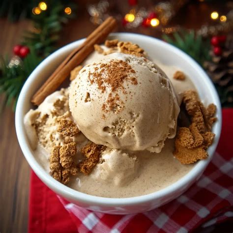 Gingerbread Ice Cream Recipe: Holiday Delight - virile recipes