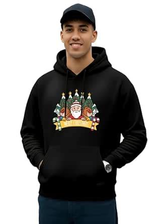 Buy Amazon Brand - Anarva Christmas Hoodie for Men | Front & Back ...
