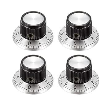 uxcell 4Pcs Speaker Control Knob Power Amplifier Knob 24x14mm Digital ...