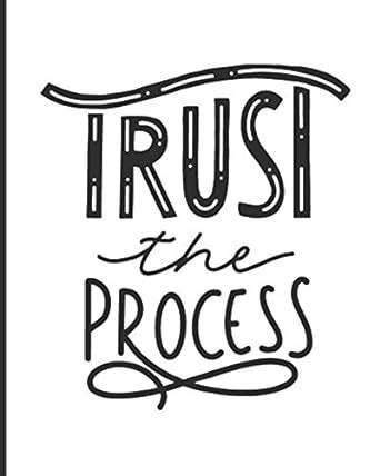 Trust The Process: [2020 Weekly & Monthly Motivational Planner] Black ...