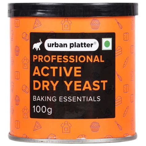 Yeast | Active Dry Yeast - Baking Essential - Urban Platter - 100gm ...