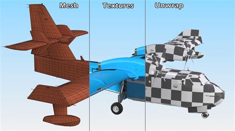 Amphibious Aircraft 3D model | 3D Molier International