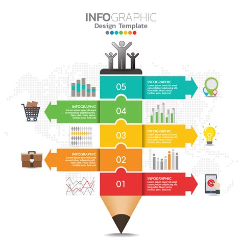 Infographic concept illustration of Seo infographics with Business ...