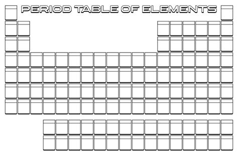 9 best printable periodic table template – Artofit