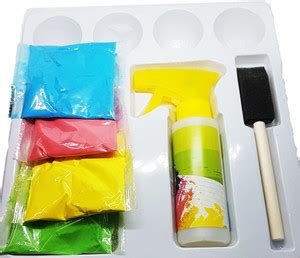 Aadmora Street Art Paint Spray Gun Paint with Chalk Powder Colours for ...