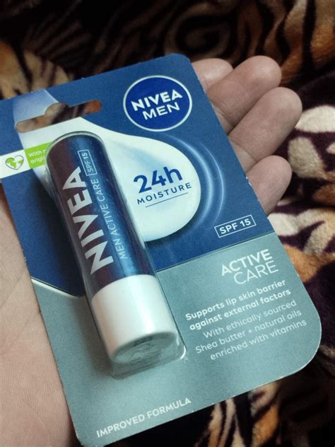 Buy NIVEA MEN Active Care 4.8g Lip Balm|24 H Melt in Moisture Formula ...