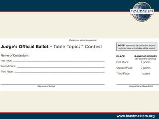 Image result for Table Topics Competitions
