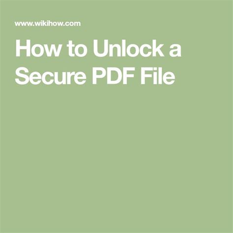 Image result for How to Open Secure PDF File