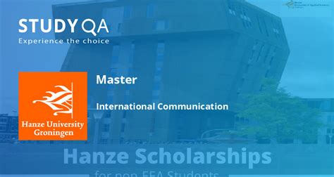 StudyQA — Master: International Communication — Hanze University of ...