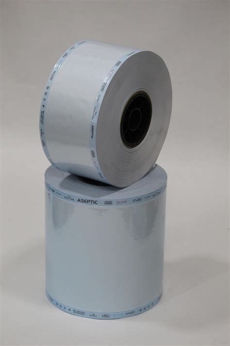 Aseptic Medical sterilization packaging reels for Steam (125MM X 200m ...