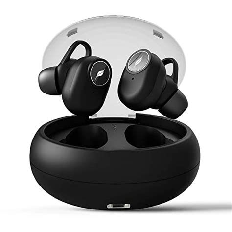 Leaf Pods True Wireless Bluetooth 5.0 Earphones (Carbon Black) : Amazon ...