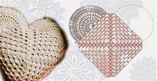 cuscino cuore uncinetto cuscino all uncinetto a forma di cuore schema cuscino cuore uncinetto cuscino all uncinetto a forma di cuore schema