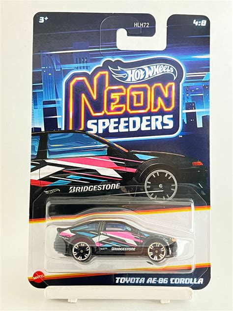 HOT WHEELS - NEON SPEEDERS - TOYOTA AE86 COROLLA - 4B – Its Fun