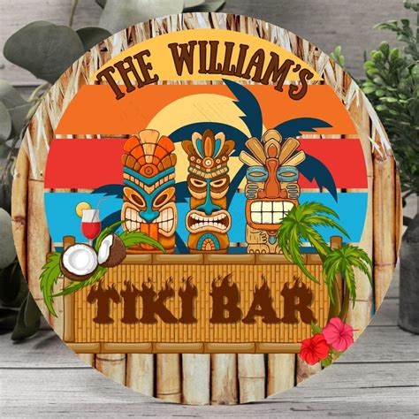 Custom Made Tiki Bar Signs