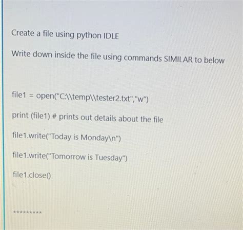Image result for Program to Write Data to a Text File in Idle Python