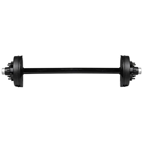 7000 lb Trailer Axle With Brakes | Round Straight | Trailer Axle Store
