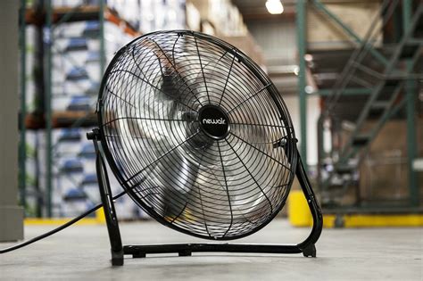Newair 18" High-Velocity Industrial Floor Fan, Heavy Duty Metal Fan ...