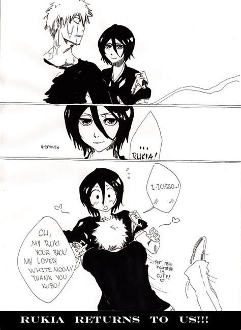 Lol, Ichigo missed his lil Rukia | Ichigo and rukia, Bleach anime ...
