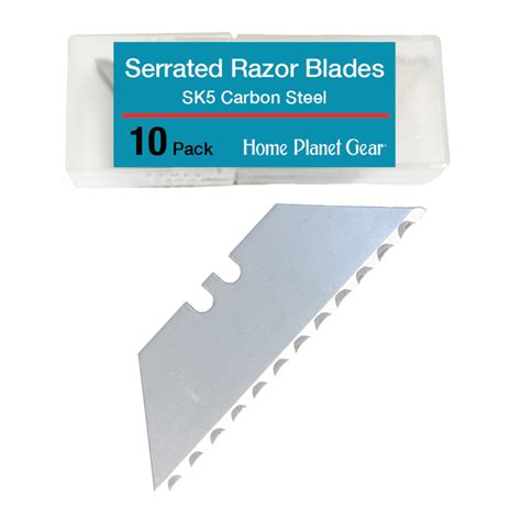 Utility Knife Blades, Serrated Blades and Hook Blades - 10 of Each ...
