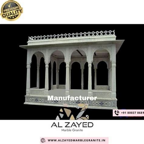 Marble Garden Gazebo - Designer Marble Gazebo Manufacturer from Makrana