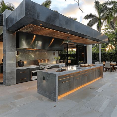 30 Modern Florida outdoor kitchen design ideas | Modern outdoor kitchen ...