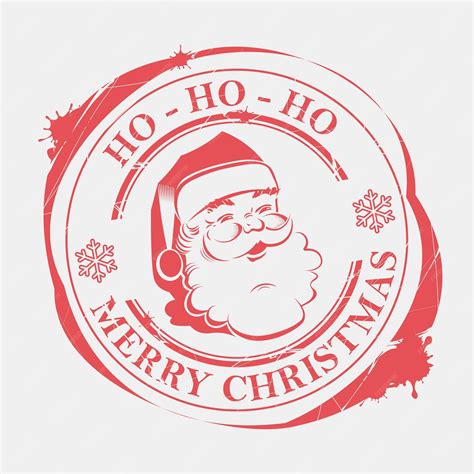 Premium Vector | Christmas round badge print with snowflakes and ...