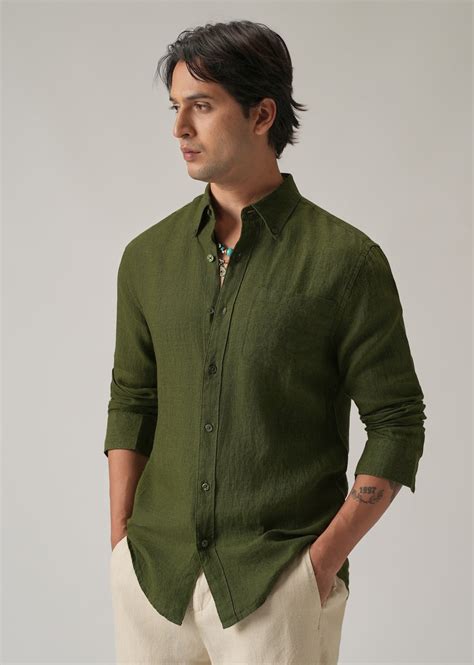 Buy Linen Shirts For Men| Banana Club
