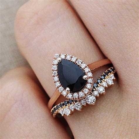 25 Stunning Black Diamond Engagement Rings | Who What Wear UK
