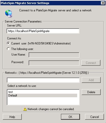 Connecting to a PlateSpin Migrate Server - PlateSpin Migrate 2019.2 ...