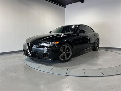Used 2017 Alfa Black Alfa Romeo Giulia ti AWD Ti For Sale (Sold) | Prime Motorz Stock #4993
