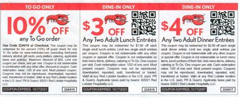 printable red lobster coupons 2021