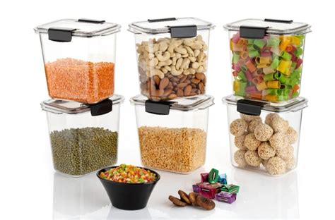 Buy Puno Plastic Square Shape Container, Easy Flow Cereal Dispenser ...