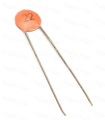 22pF - 0.022nF 50V Ceramic Disc Capacitor - Project Point Online