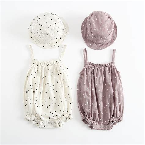 Mini-Stars Strappy Romper & Hat Set – Yo Baby India