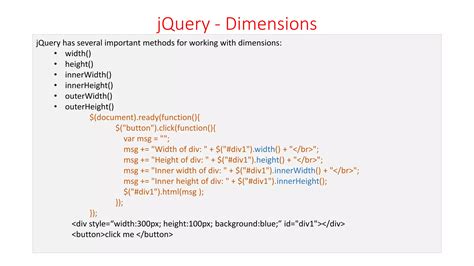 jQuery From Basics 的图像结果