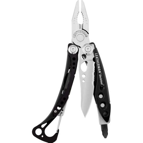 Leatherman Skeletooi Multitool Black and Silver Made in USA (7 Tools ...