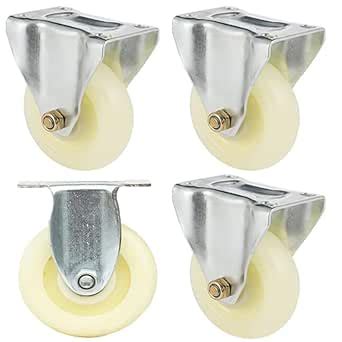 THOISEWELT® Industrial Heavy Duty Rigid Fix Caster Wheel Bed Sofa ...