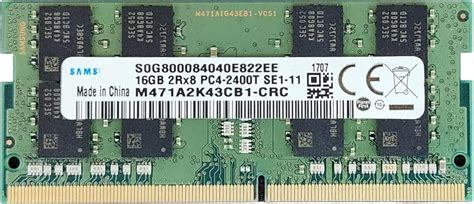 Amazon.in: Buy Samsung 8GB DDR4 PC4-19200, 2400MHz, 260 PIN SODIMM, CL ...
