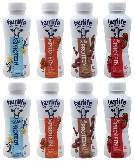 Fairlife Nutrition Plan Protein Shake | Chocolate Vanilla Strawberry ...