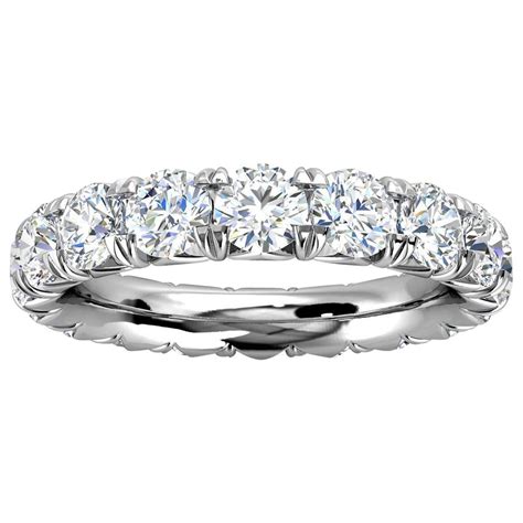 Customizable Platinum Mia French Pave Diamond Eternity Ring '3/4 Ct. tw ...