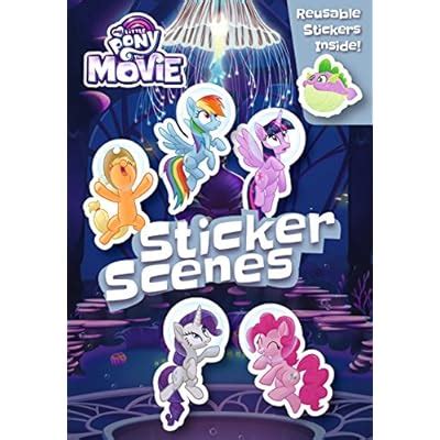 Buy My Little Pony Movie: Sticker Scene Book Paperback – October 5 ...