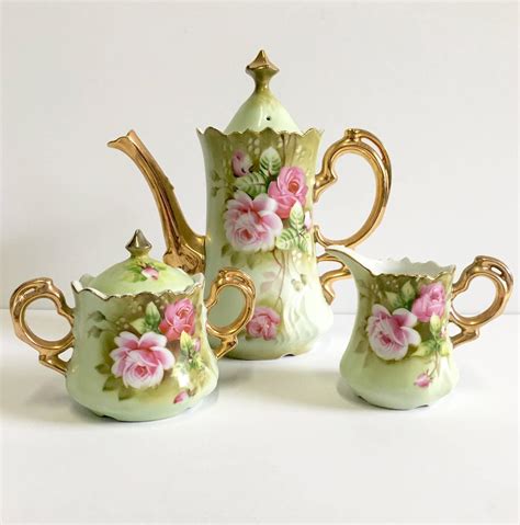 Vintage Porcelain Tea Set at Garry Richmond blog