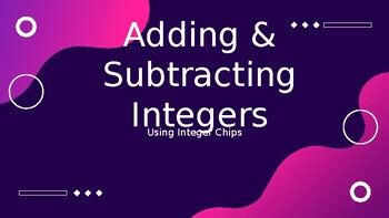 Basic Operations On Integers Using Algebra Chips 的图像结果